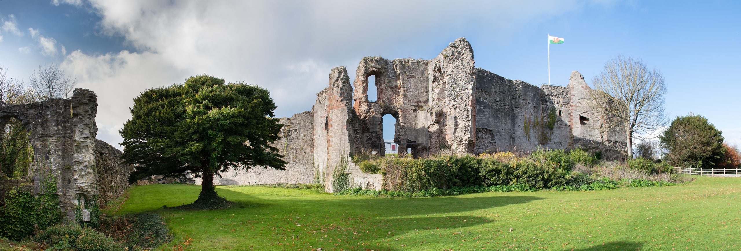 Denbigh Castle Panoramic Photograph