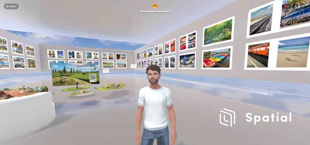 Spatial Gallery Design With Photography, Video and 3D Models