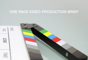 One Page Video Production Brief Preview