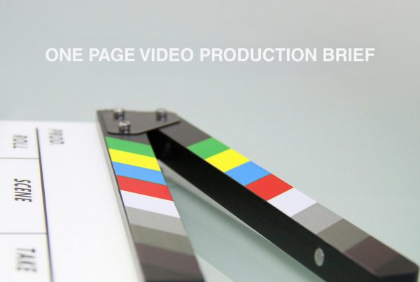 One Page Video Production Brief Preview